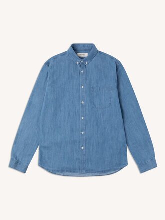 Kestin Chemise en denim Raeburn . Denim délavé