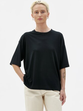 Maska T-Shirt en coton bio et Tencel Viva  . Noir