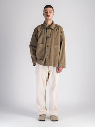 Parages Coach light cotton jacket . Moka
