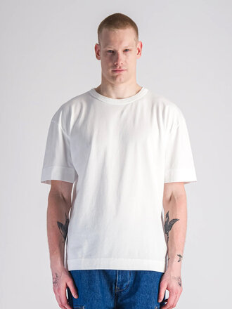 Parages T-Shirt en coton bio Big T . Blanc