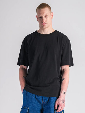 Parages Big T Organic Cotton T-Shirt . Black