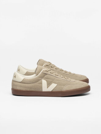 Veja Chaussures en suède Panenka . Taupe pierre écorce