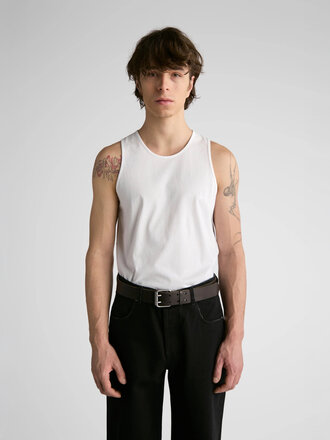 Livid Elmer Sleeveless Top . White