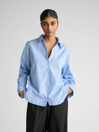Livid Tiki Cotton Shirt . Blue