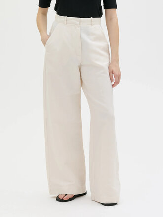 Maska Pantalon long et ample Hana . Blanc