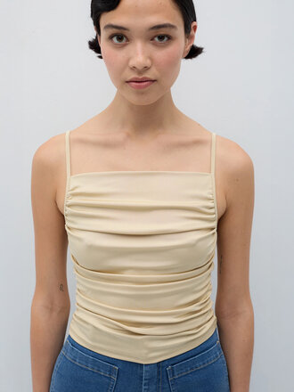 Rita Row Sheila Bright Knit Top . Beige