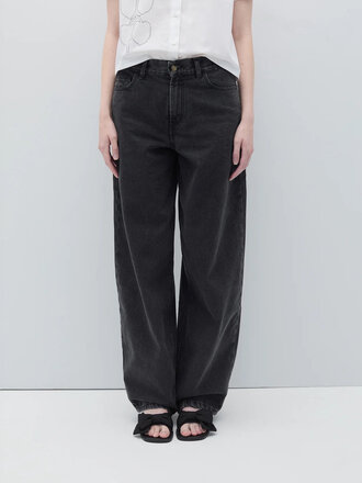 Rita Row Jean ample taille mi-haute Berenice . Noir