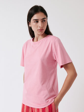 AMT Studio T-Shirt unisexe en coton bio Darla . Rose