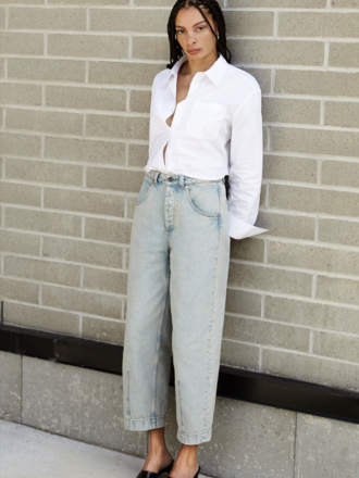 Decade Studio Kit Denim Trouser . Beja