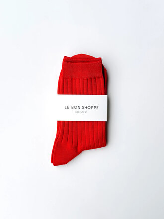 Le Bon Shoppe Her Socks - MC Cotton . Ketchup