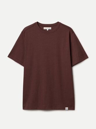 Merz b. Schwanen T-Shirt pour hommes doux en coton PimaTee . Chocolat