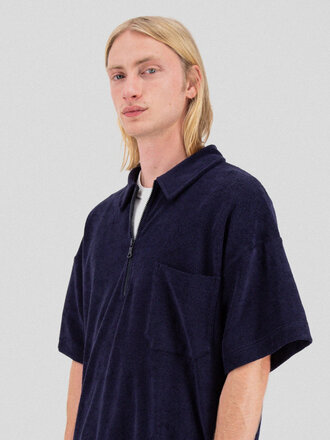 Howlin' Polo en jersey tricoté Acid . Marine