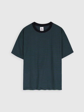 Howlin' T-shirt rayé en coton Boxy Paradise . Purple dreams