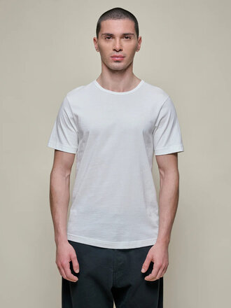 Merz b. Schwanen 1950s Organic Cotton T-Shirt . White