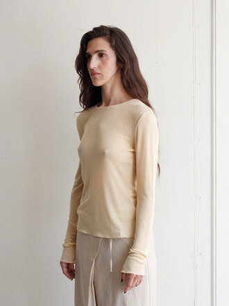 Black to grey Astro Tencel Top . Butter