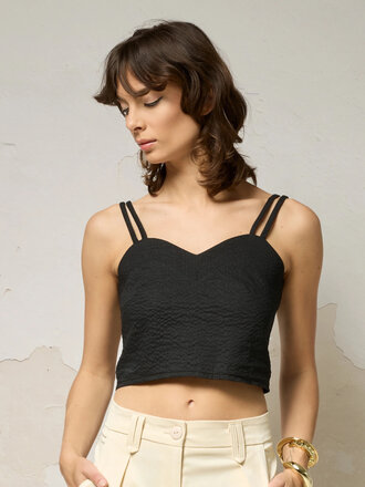 Chlo Bia Top . Black