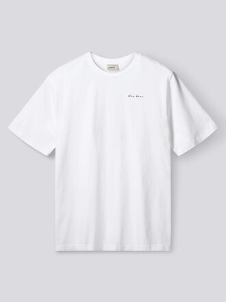 Forét Slow Down Organic Cotton T-Shirt . White