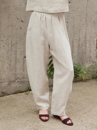 Eve Gravel Jacky Linen Pants . Cereals