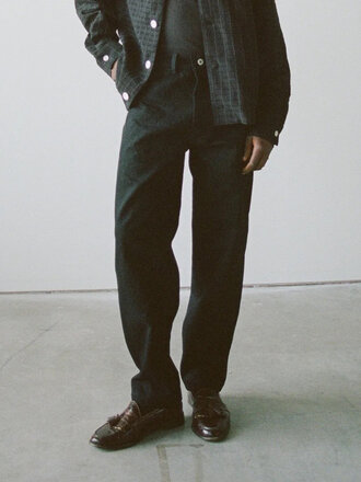 Saturday Project 5 Pocket Japanese Organic Cotton Jeans . Washed black