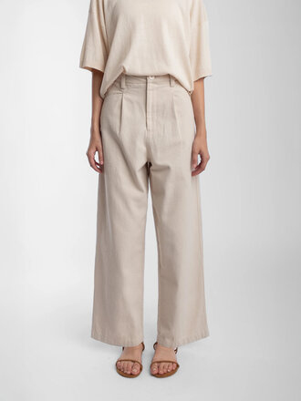 Micaela Greg Pantalon ample à plis Lou . Stone