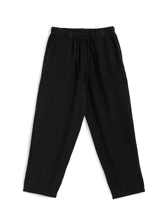 Bather Pantalon en lin Leisure . Noir