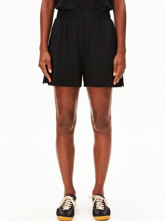Armedangels Shorts en viscose . Noir