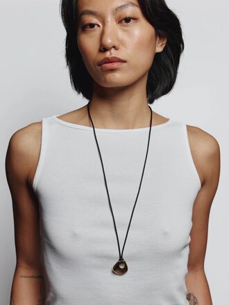 Wolf Circus Devon Necklace . 14k Gold plated