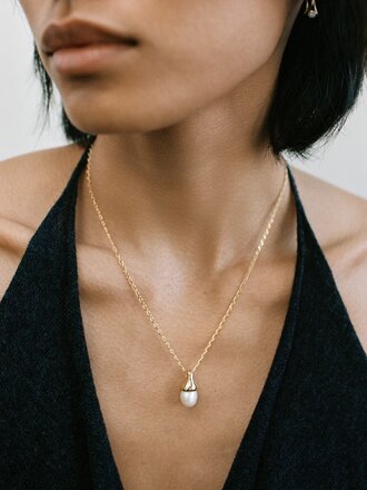 Wolf Circus Anna Necklace . 14k Gold plated
