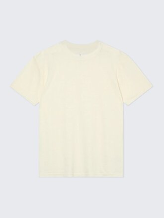 La Paz Botelho Linen T-Shirt . Ivory