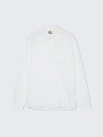 La Paz Branco Linen Shirt . Off-White