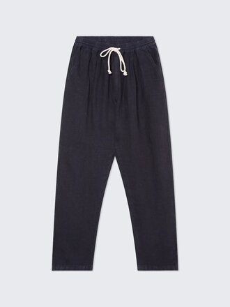 La Paz Ponte Linen Trousers . Dark Navy