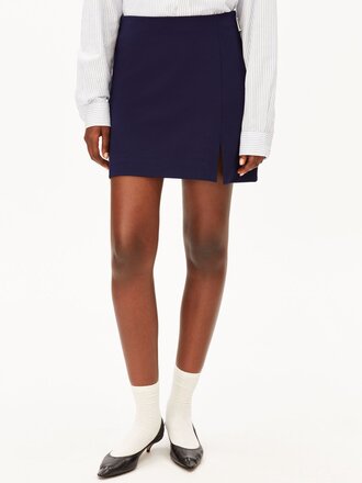 Armedangels Vanjaraa Short skirt . Tinted navy