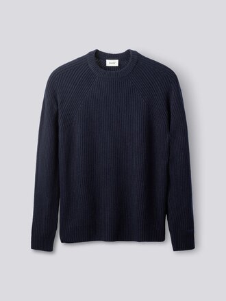Forét Delta Wool Sweater . Navy