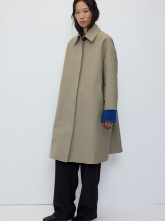 Rita Row Trench ample en coton avec poches Rona . Kaki