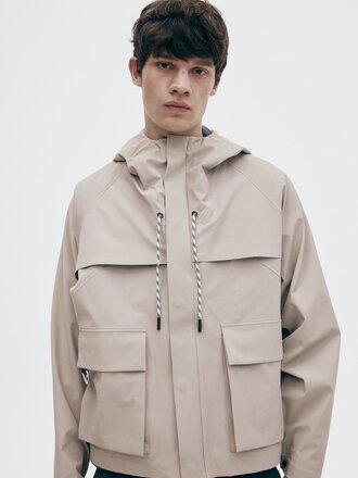 Unfeigned Coupe-vent imperméable . Sand