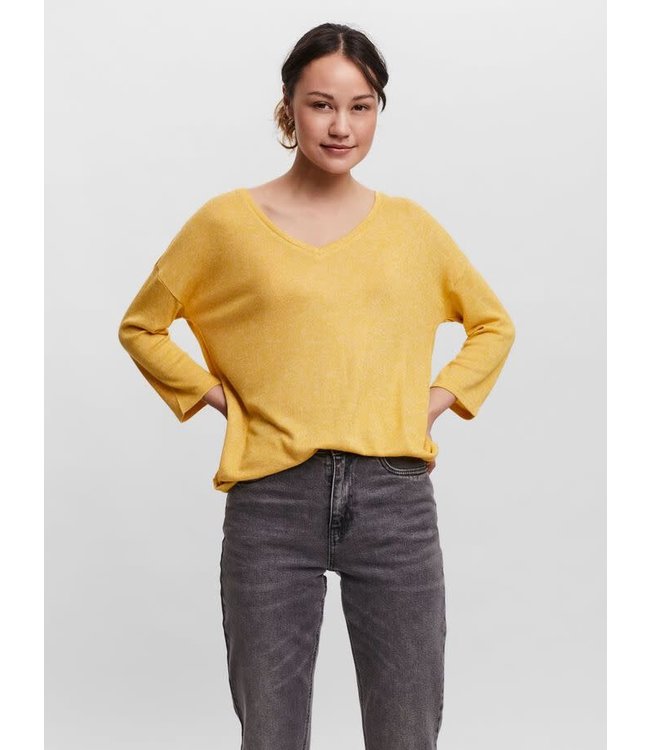 VERO MODA VMBRIANNA 3/4 V-NECK BLOUSE