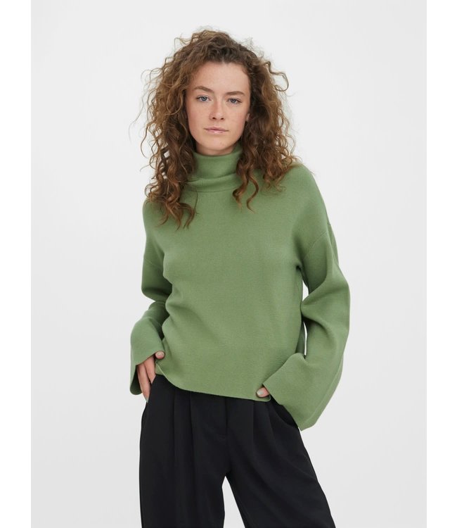 VERO MODA VMGOLD NEEDLE WIDE LS ROLLNECK