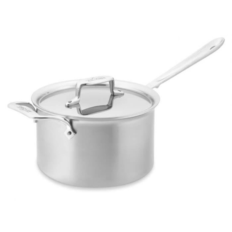 All-Clad All-Clad - Casserole avec couvercle 3,79 L - d5 Polished