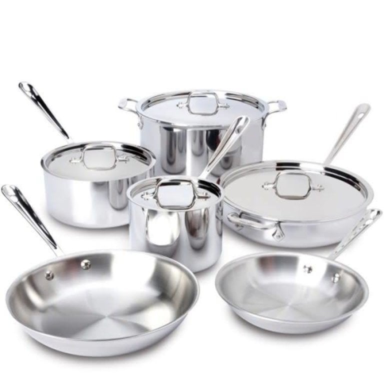 All-Clad All-Clad - 10-Piece Set - Stainless