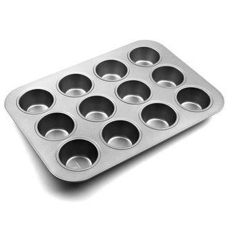 Chicago Metallic Moule à 12 muffins antiadhésif