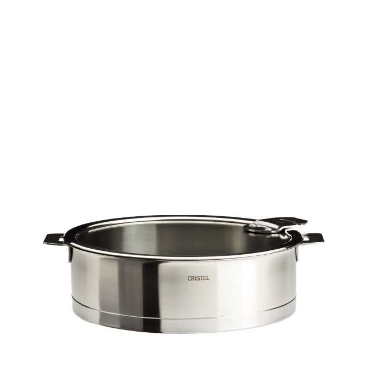 Cristel Cristel - Strate Removable 3.3L sauté pan with lid 24cm