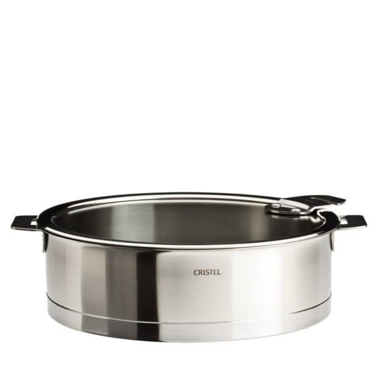Cristel Cristel - Strate Removable 5.2L sauté pan with lid 28cm