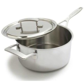 Demeyere Demeyere - Casserole avec couvercle 3.8 L - Industry 5 Demeyere Demeyere - Casserole avec couvercle 3.8 L - Industry 5