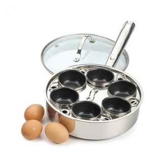 Demeyere Demeyere - 6 Cups Egg Poacher Stainless Steel, Resto Demeyere Demeyere - 6 Cups Egg Poacher Stainless Steel, Resto