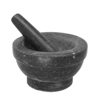 EMF Inc. Mortier rond gris poli EMF Inc. Mortier rond gris poli