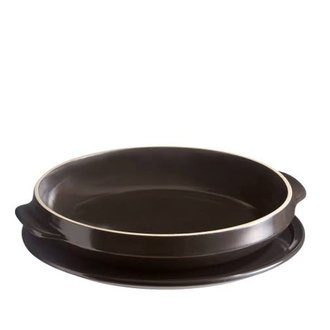Émile Henry Emile Henry - Plat à Tarte Tatin (11"), fusain Émile Henry Emile Henry - Plat à Tarte Tatin (11"), fusain