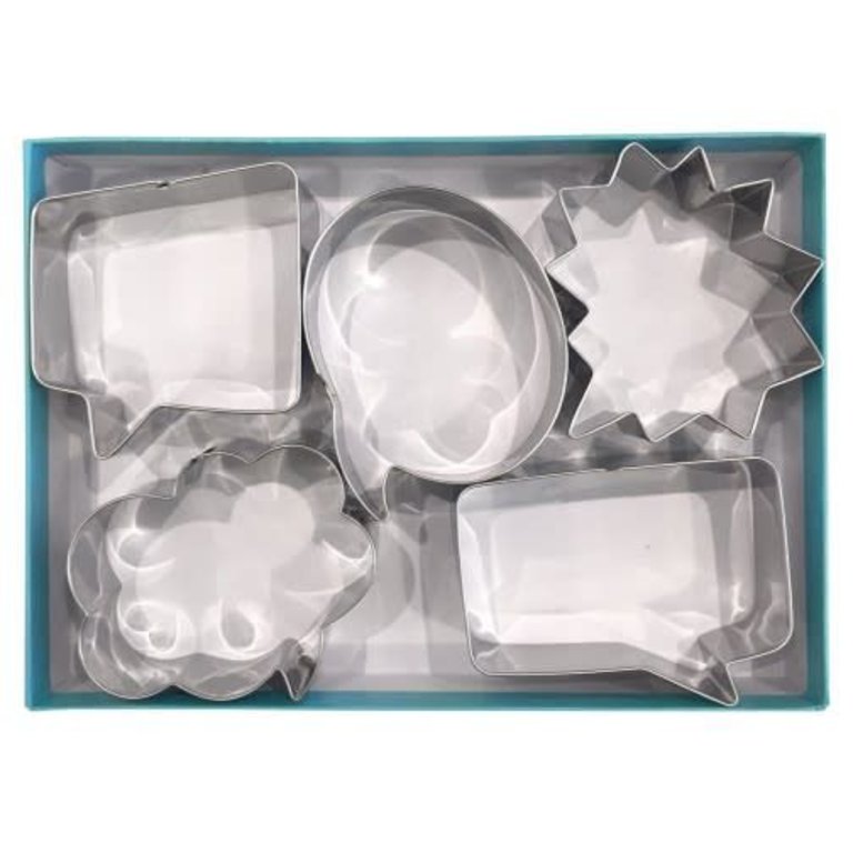 Foxrun FoxRun - Cookie Cutter Set - Comic Bubbles