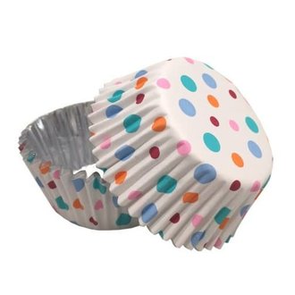 Foxrun FoxRun - Paper baking cup - colored dots (24)
