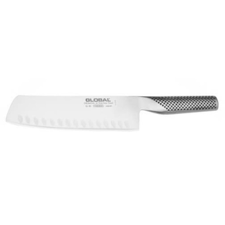Global Global - Vegetable hollow edge knife 18 cm (7")