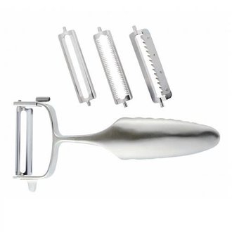 Global Global - 3-Way peeler with Interchangeable blades Global Global - 3-Way peeler with Interchangeable blades